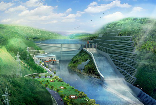 白银老挝南塔河1号水电站项目